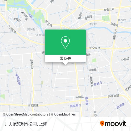 川力展览制作公司地图