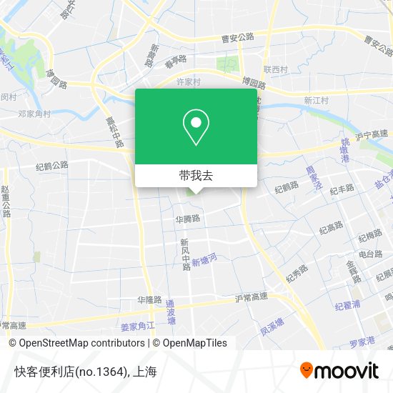 快客便利店(no.1364)地图