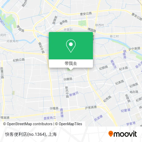 快客便利店(no.1364)地图