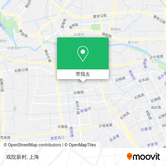 戏院新村地图