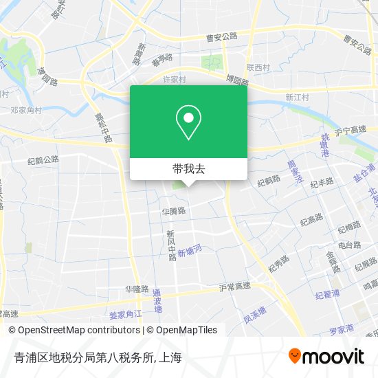 青浦区地税分局第八税务所地图