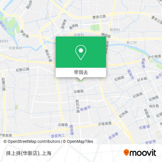 择上择(华新店)地图