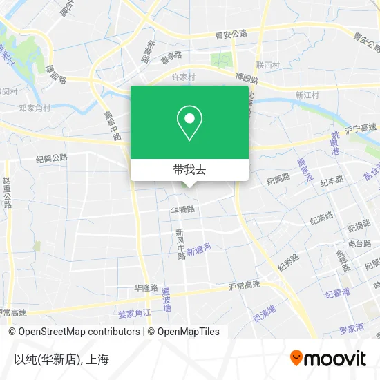 以纯(华新店)地图