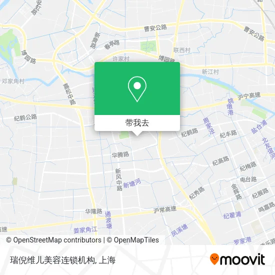 瑞倪维儿美容连锁机构地图