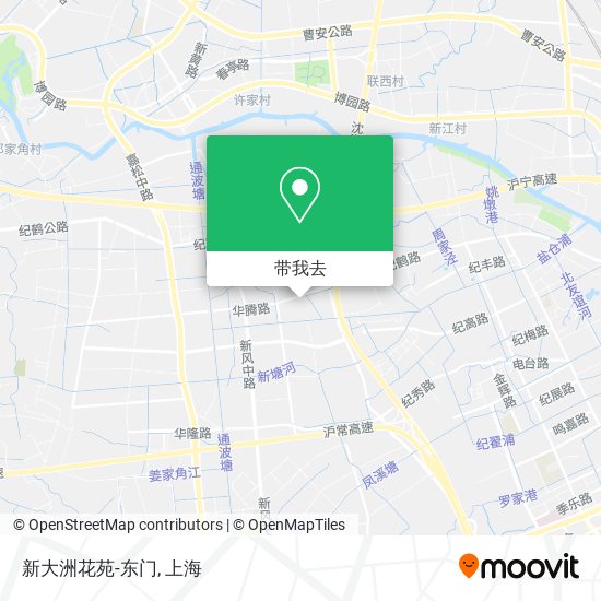 新大洲花苑-东门地图