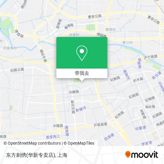 东方刺绣(华新专卖店)地图