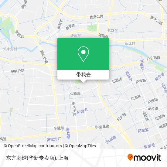 东方刺绣(华新专卖店)地图