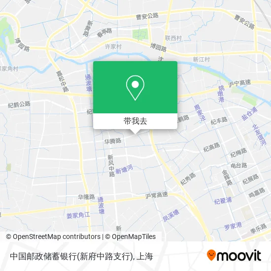 中国邮政储蓄银行(新府中路支行)地图