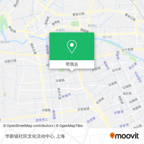 华新镇社区文化活动中心地图