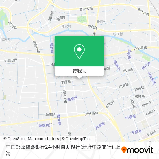 中国邮政储蓄银行24小时自助银行(新府中路支行)地图