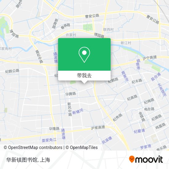 华新镇图书馆地图