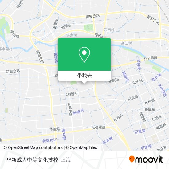华新成人中等文化技校地图