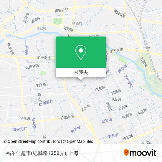 福乐佳超市(纪鹤路1358弄)地图
