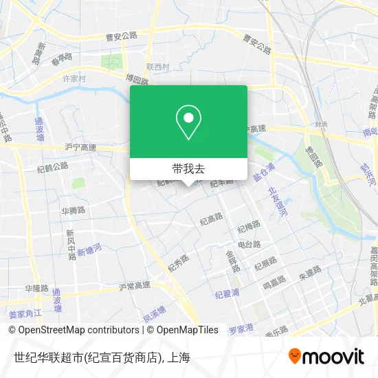 世纪华联超市(纪宣百货商店)地图