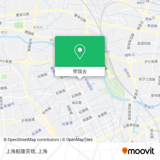 上海航隆宾馆地图
