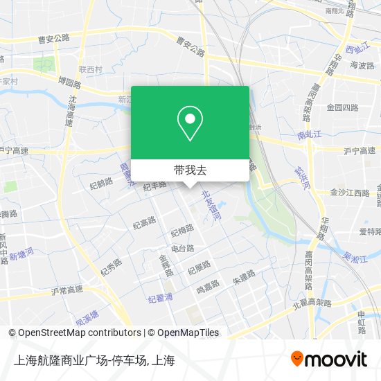 上海航隆商业广场-停车场地图