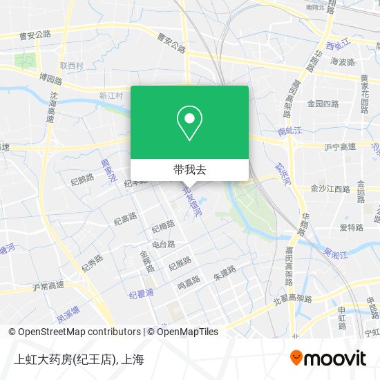 上虹大药房(纪王店)地图