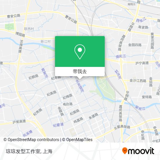 琼琼发型工作室地图