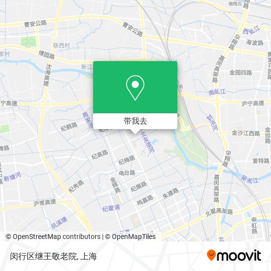 闵行区继王敬老院地图