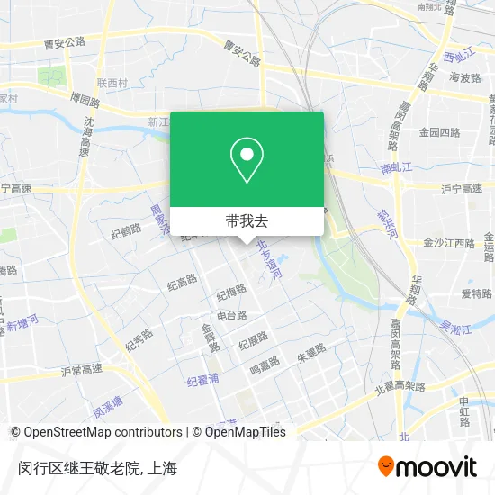 闵行区继王敬老院地图