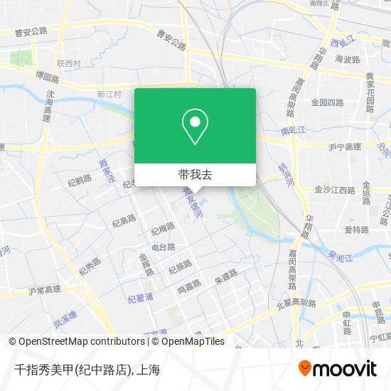 千指秀美甲(纪中路店)地图