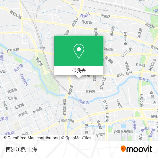 西沙江桥地图