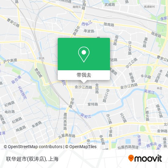 联华超市(双涛店)地图