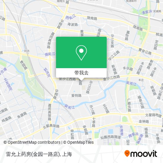 雷允上药房(金园一路店)地图