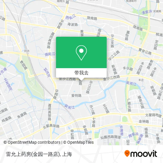 雷允上药房(金园一路店)地图