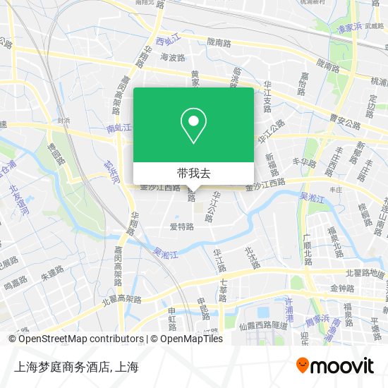 上海梦庭商务酒店地图
