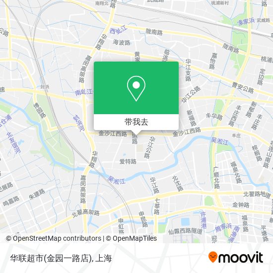 华联超市(金园一路店)地图