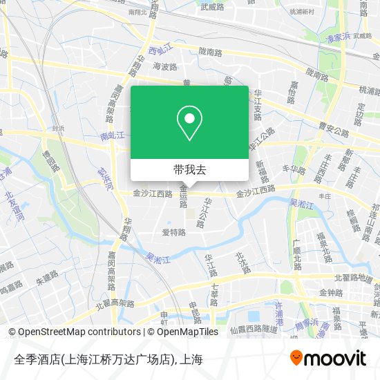 全季酒店(上海江桥万达广场店)地图