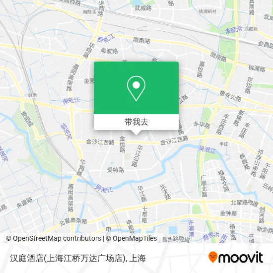 汉庭酒店(上海江桥万达广场店)地图