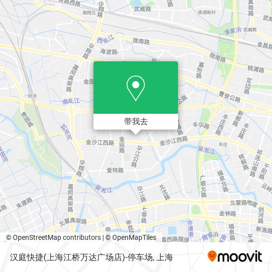 汉庭快捷(上海江桥万达广场店)-停车场地图