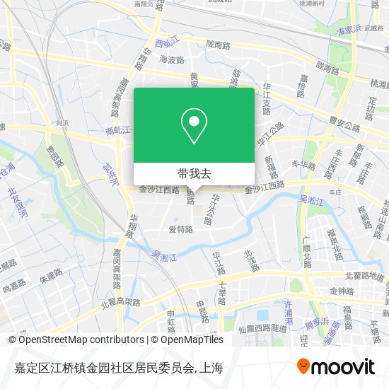 嘉定区江桥镇金园社区居民委员会地图