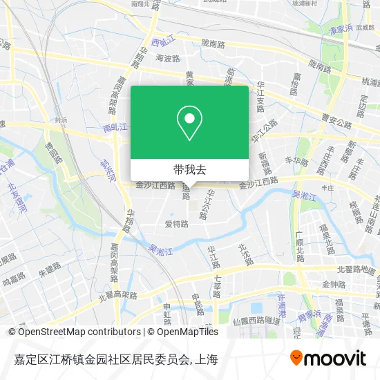 嘉定区江桥镇金园社区居民委员会地图