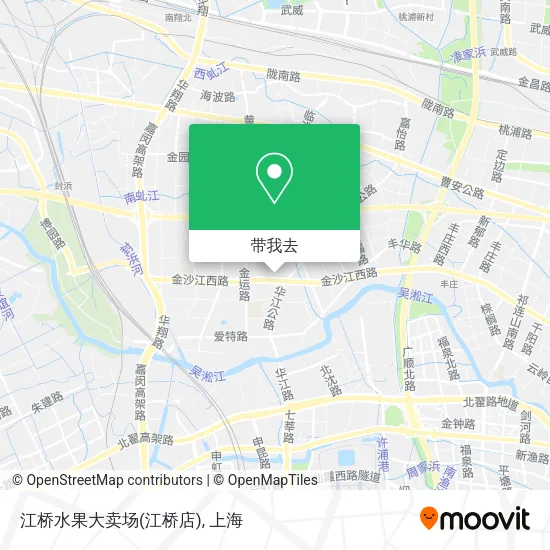 江桥水果大卖场(江桥店)地图