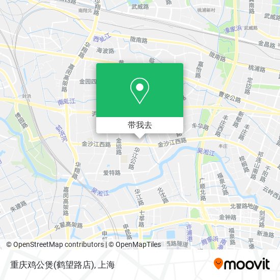 重庆鸡公煲(鹤望路店)地图