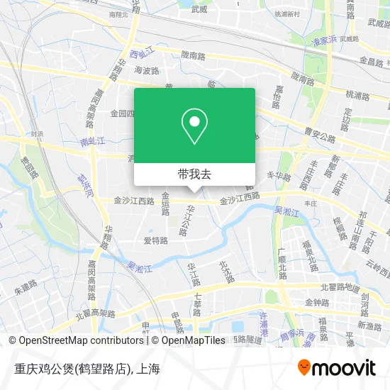 重庆鸡公煲(鹤望路店)地图