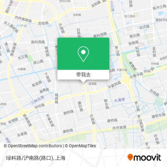 绿科路/沪南路(路口)地图
