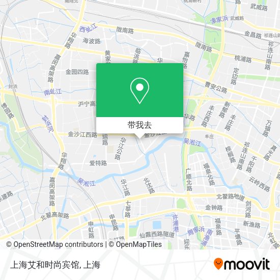 上海艾和时尚宾馆地图