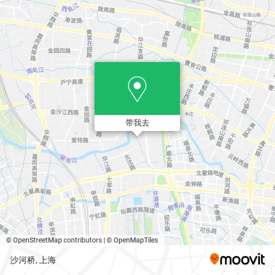 沙河桥地图