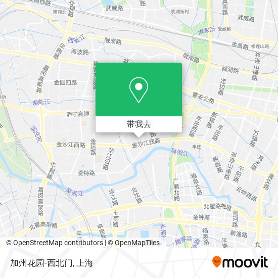 加州花园-西北门地图