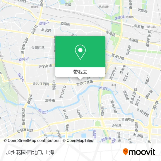加州花园-西北门地图