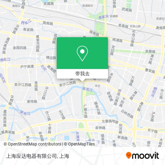 上海应达电器有限公司地图