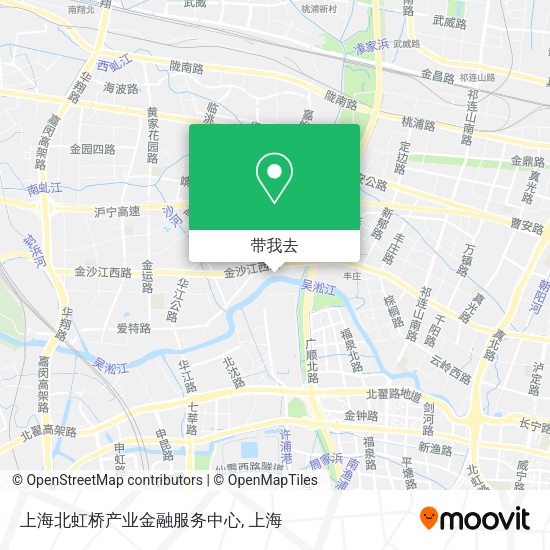 上海北虹桥产业金融服务中心地图