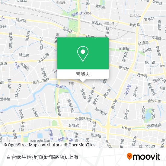 百合缘生活折扣(新郁路店)地图
