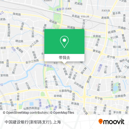 中国建设银行(新郁路支行)地图