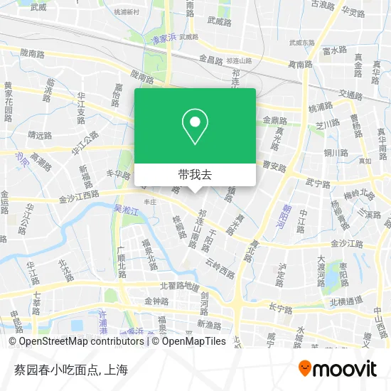 蔡园春小吃面点地图