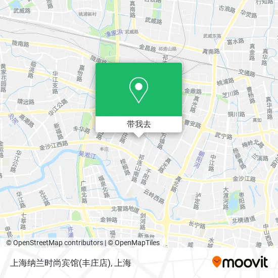 上海纳兰时尚宾馆(丰庄店)地图